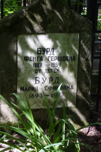 Бурд Мария Ефимовна
